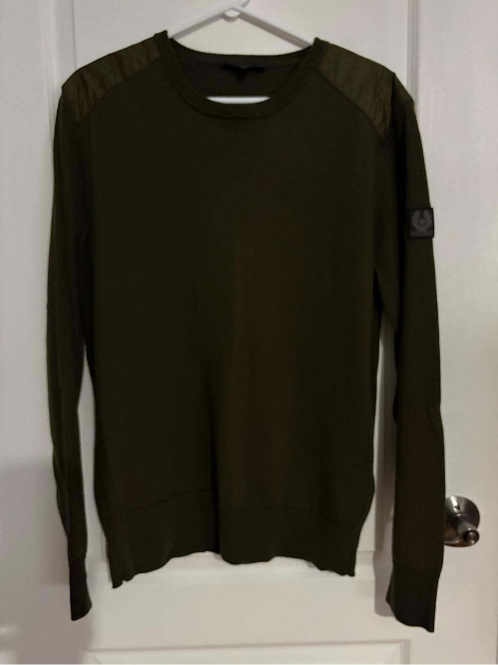 Belstaff Kerrigan  merino wool crew neck sweater